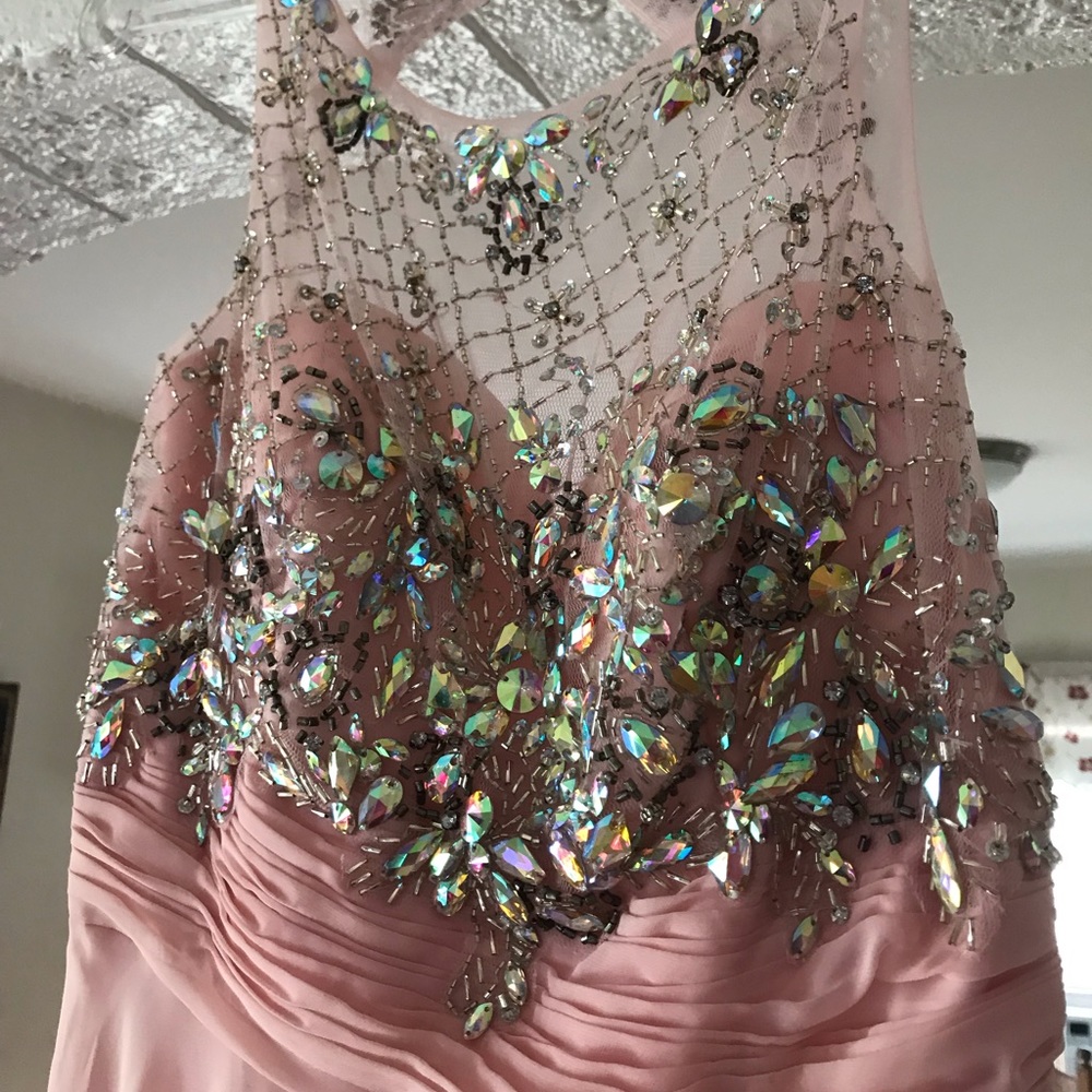 Aria formal gown. NEW without tags, beaded, sequins, sleeveless